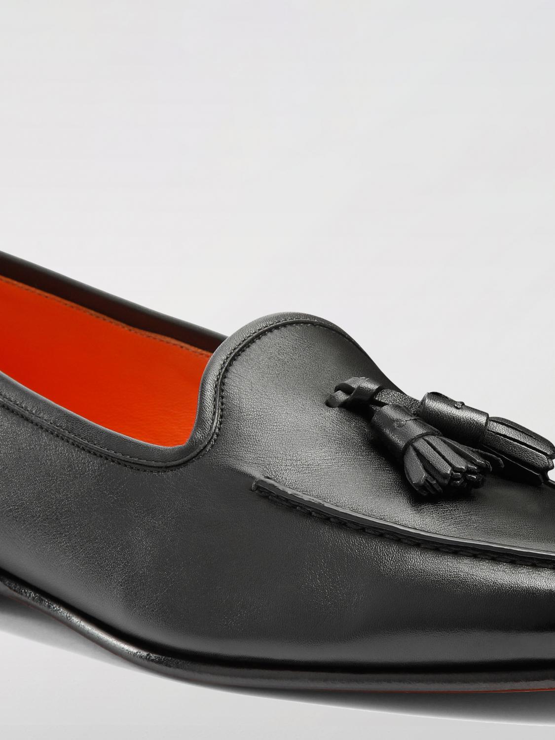 SANTONI MOCASINES: Mocasines hombre Santoni, Negro - Img 3