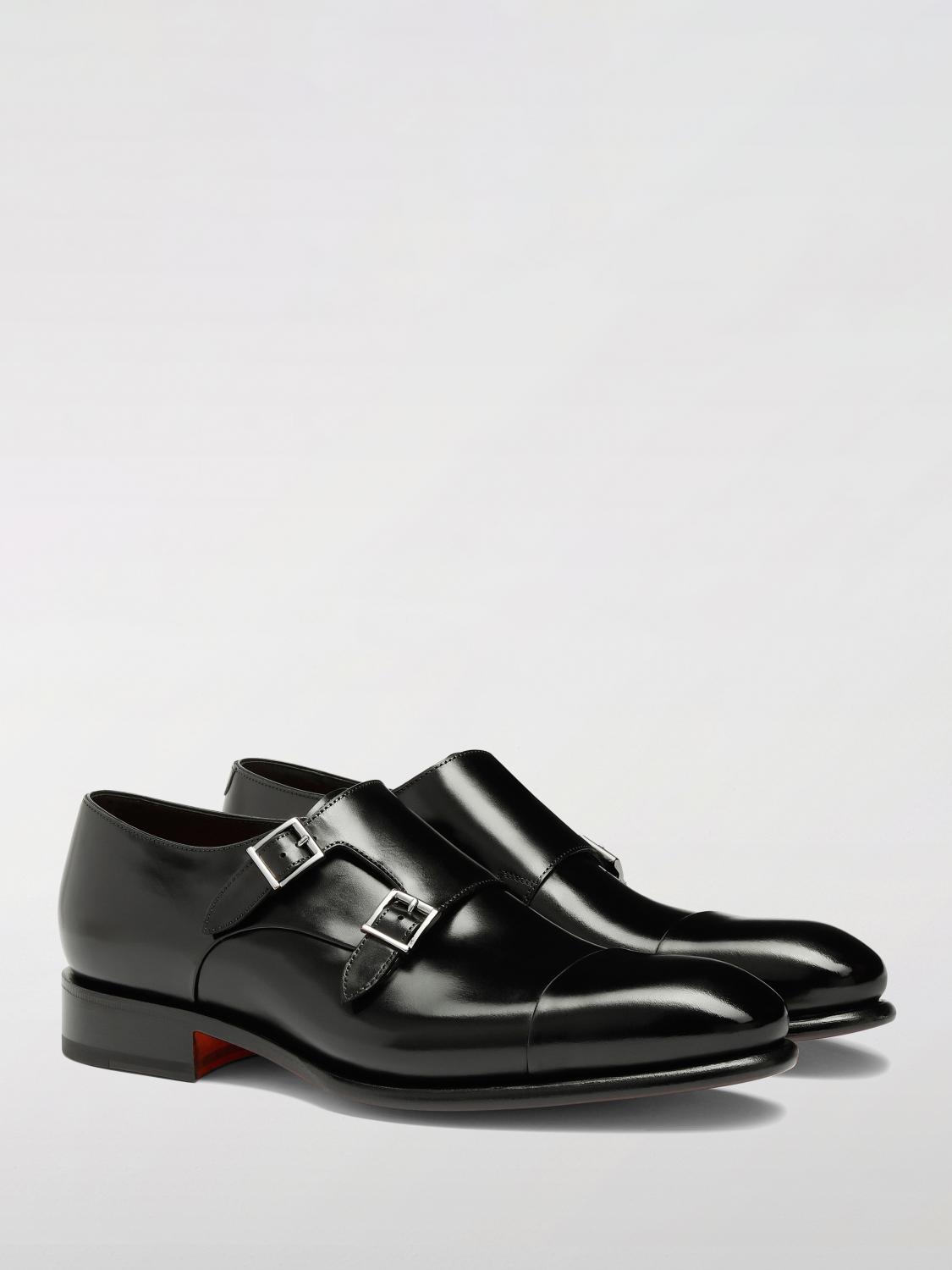 SANTONI BROGUE SHOES: Shoes men Santoni, Black - Img 2