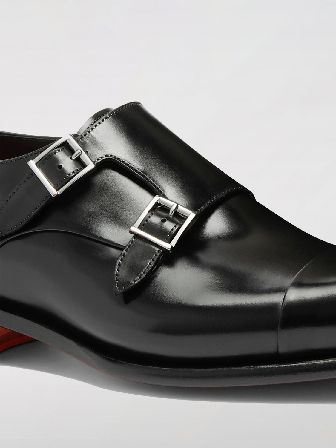 SANTONI BROGUE SHOES: Shoes men Santoni, Black - Img 3