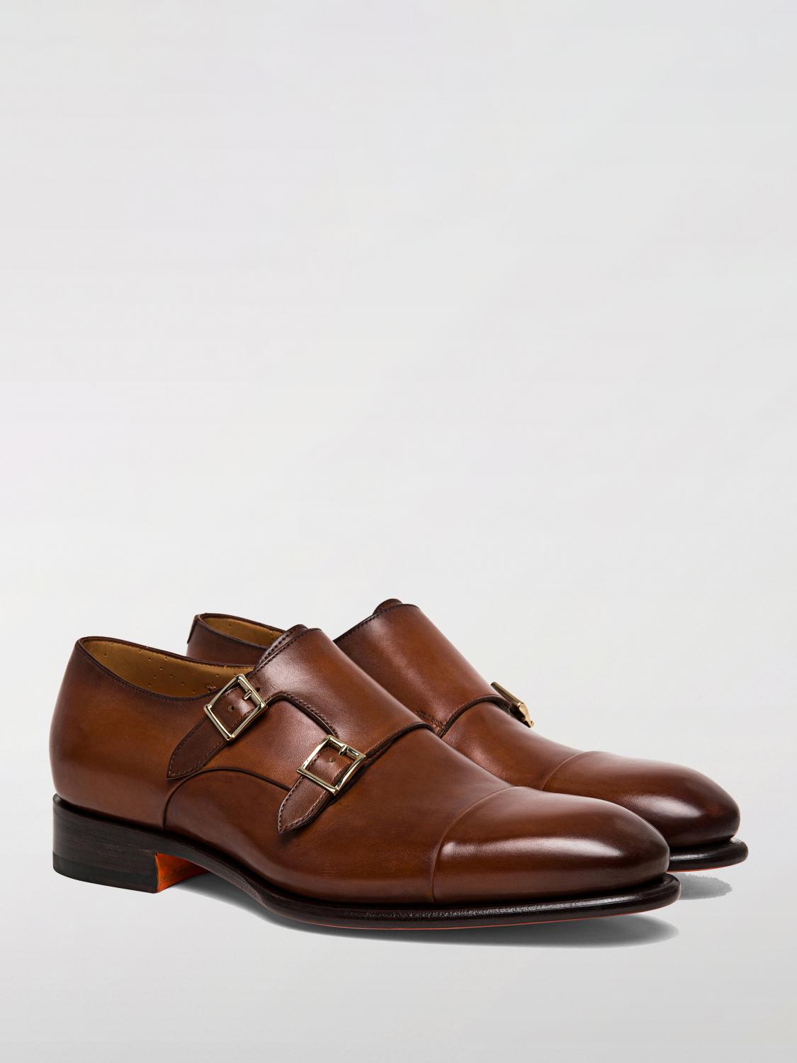 SANTONI BROGUE SHOES: Shoes men Santoni, Brown - Img 2