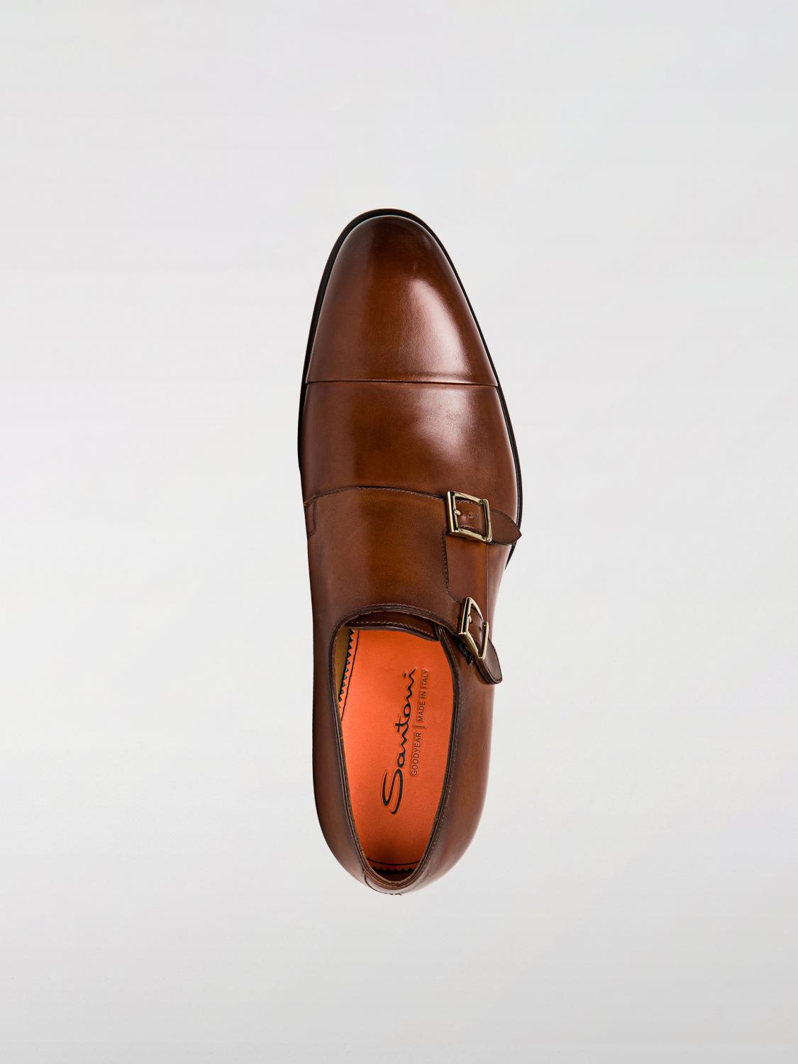 SANTONI BROGUE SHOES: Shoes men Santoni, Brown - Img 4