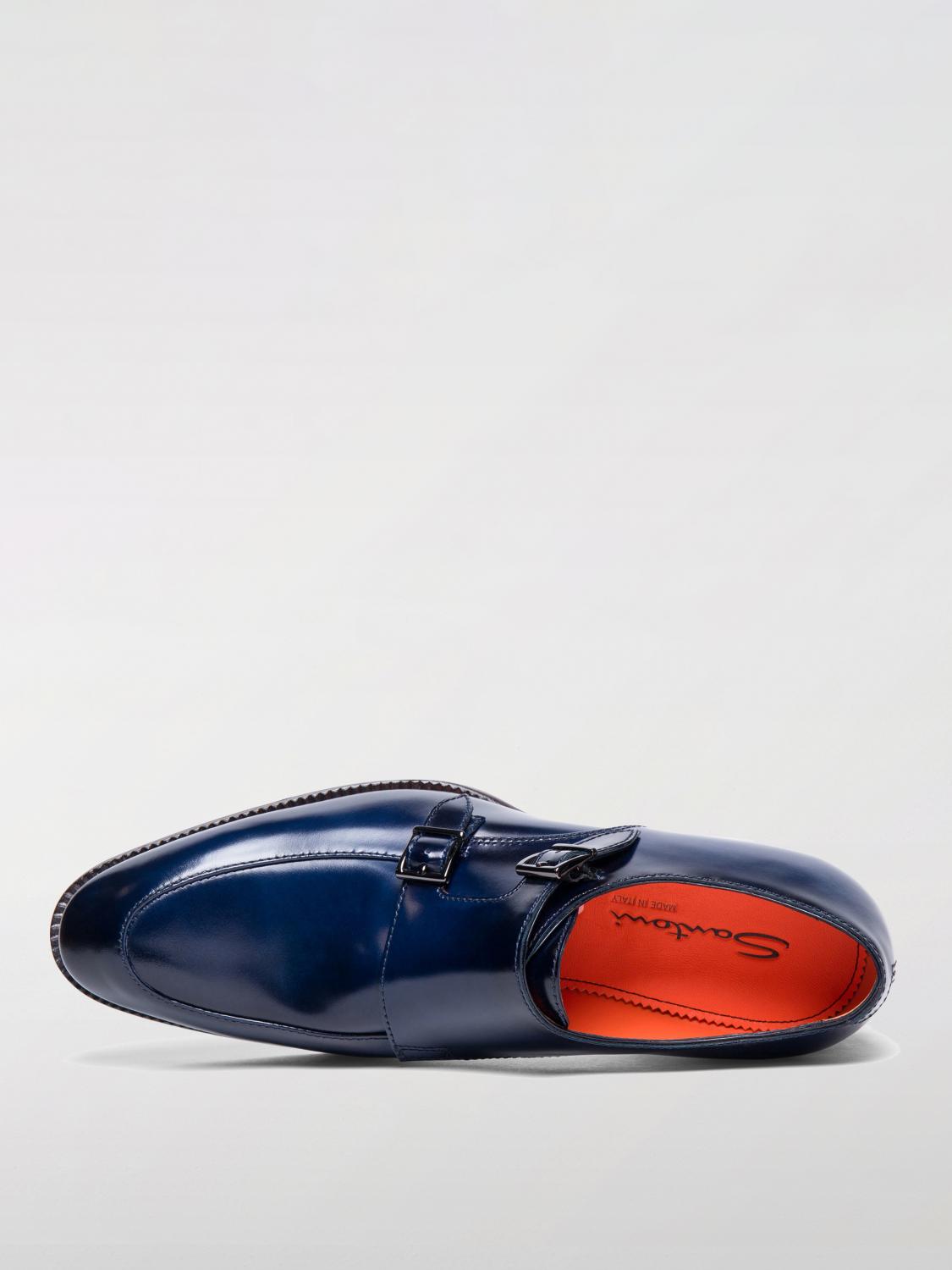 SANTONI BROGUE SHOES: Shoes men Santoni, Blue - Img 3