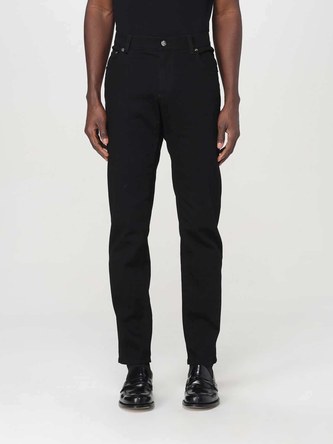 DOLCE & GABBANA JEANS: Jeans Dolce & Gabbana in denim stretch , Nero - Img 1