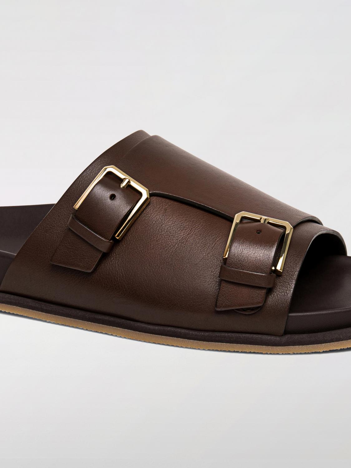 SANTONI SANDALS: Sandals men Santoni, Brown - Img 3