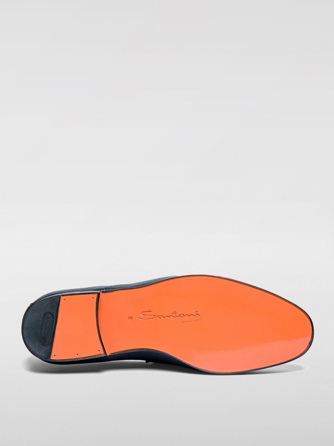 SANTONI MOCASINES: Mocasines hombre Santoni, Azul Oscuro - Img 4