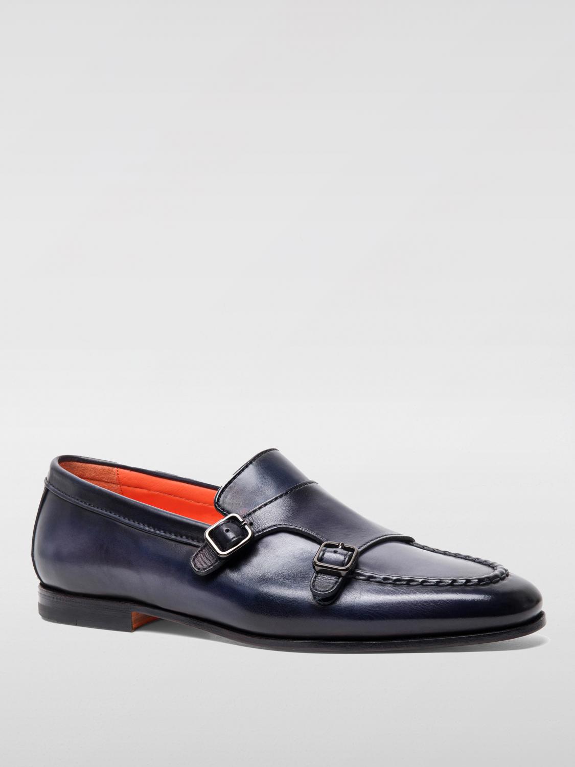 SANTONI BROGUE SHOES: Shoes men Santoni, Blue - Img 2