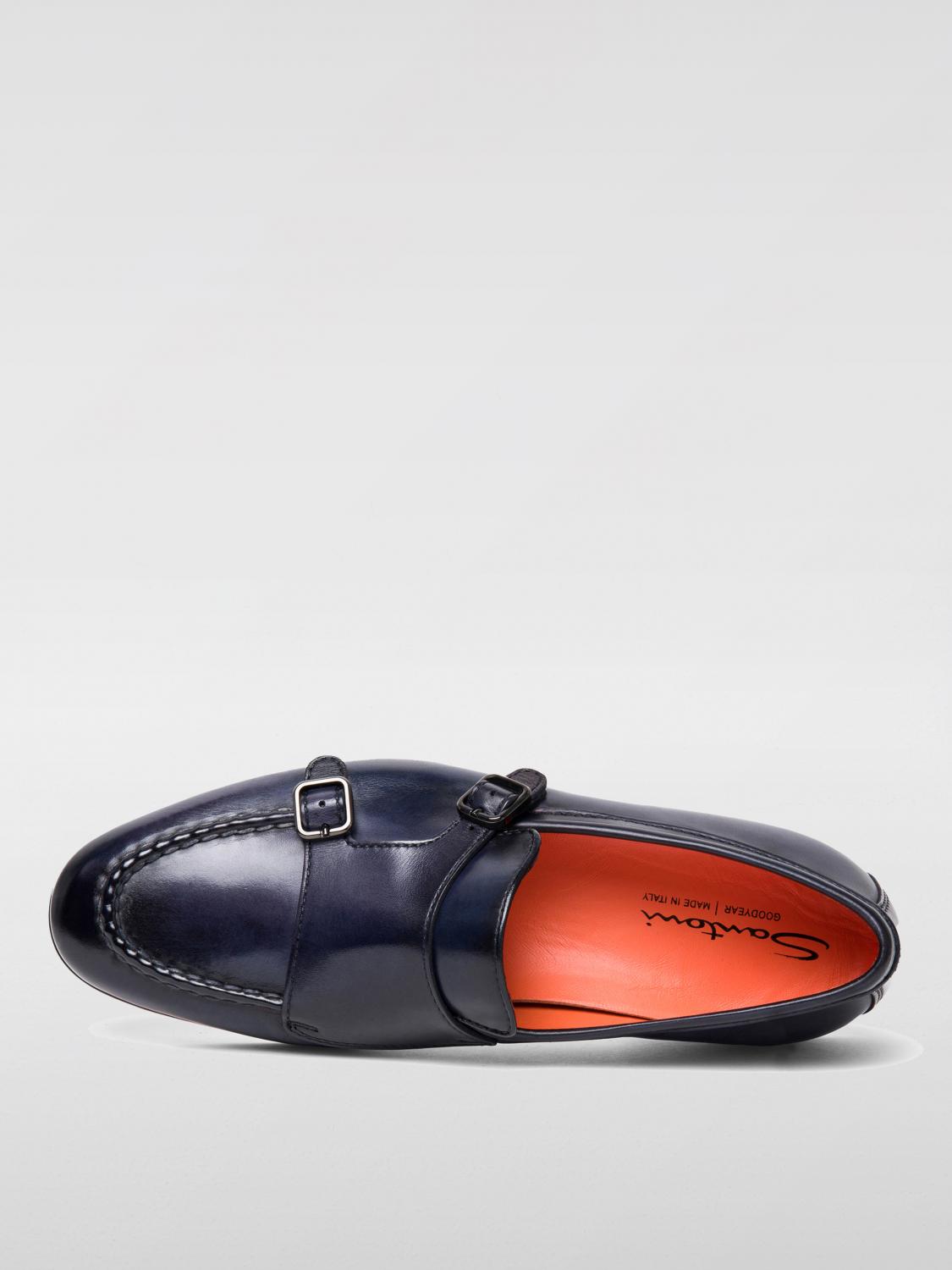 SANTONI BROGUE SHOES: Shoes men Santoni, Blue - Img 3