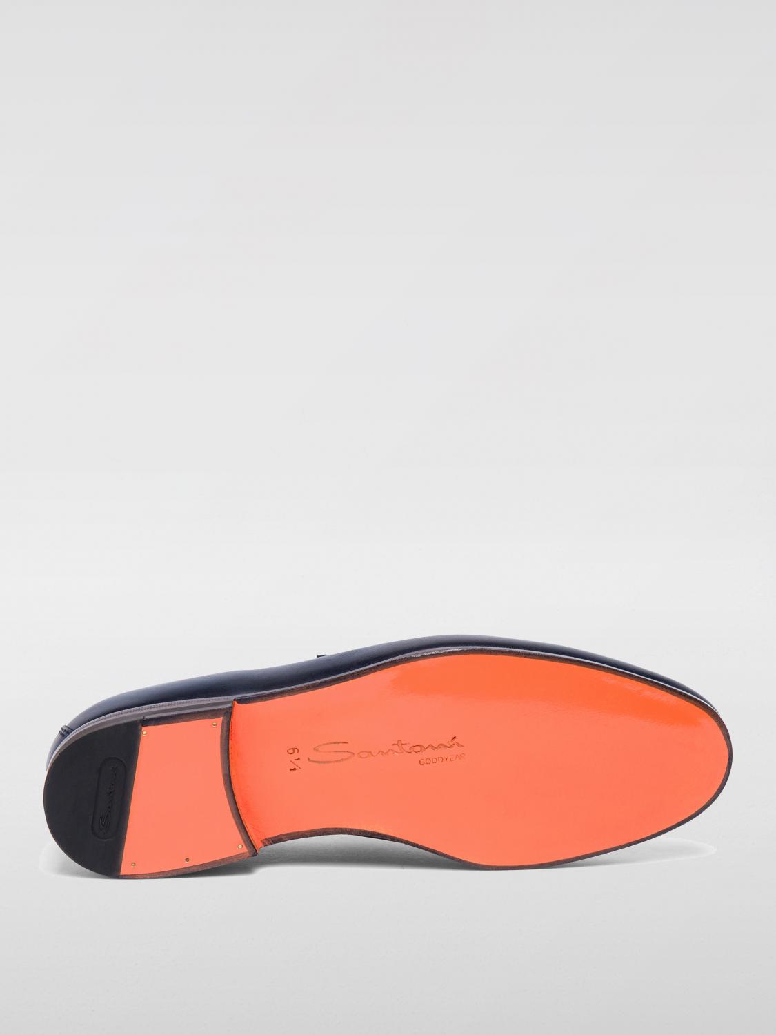 SANTONI MOCASINES: Mocasines hombre Santoni, Azul Oscuro - Img 4