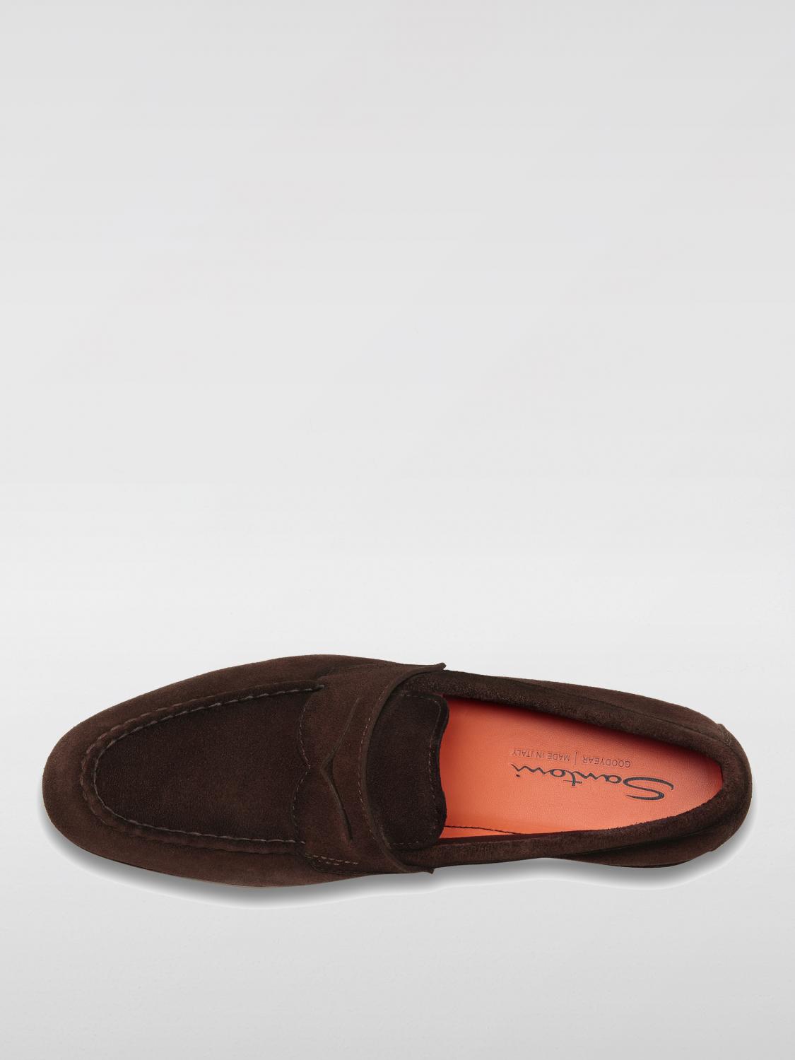 SANTONI MOCASINES: Mocasines hombre Santoni, Marrón - Img 3