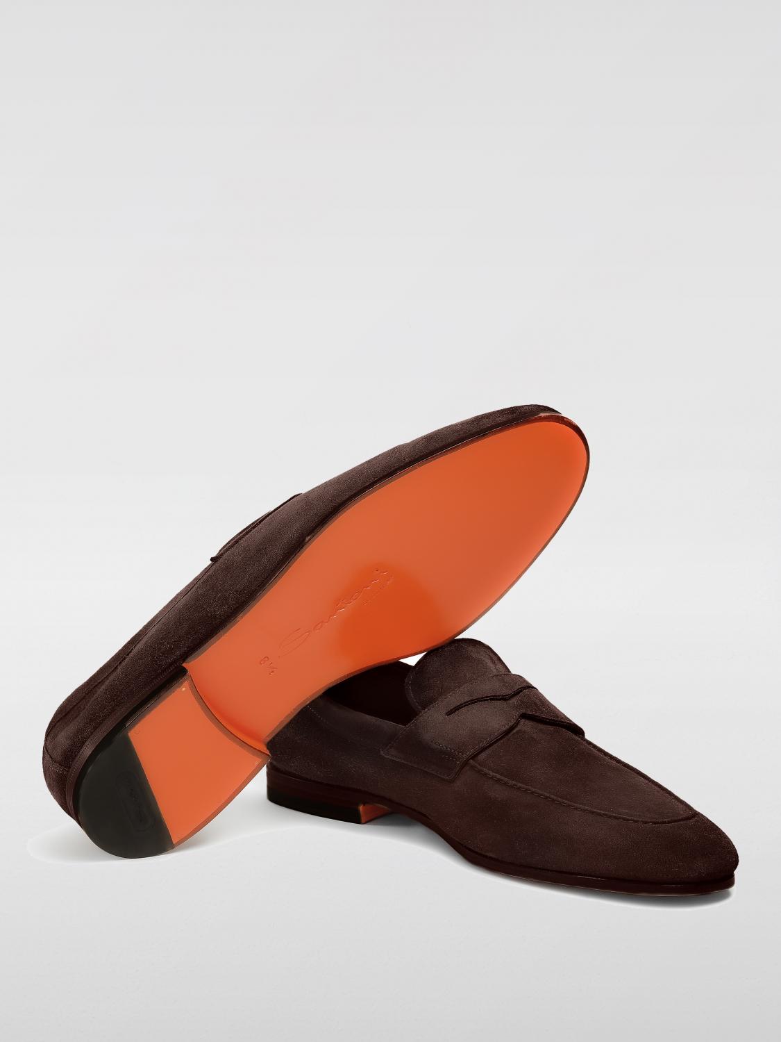 SANTONI MOCASINES: Mocasines hombre Santoni, Marrón - Img 4