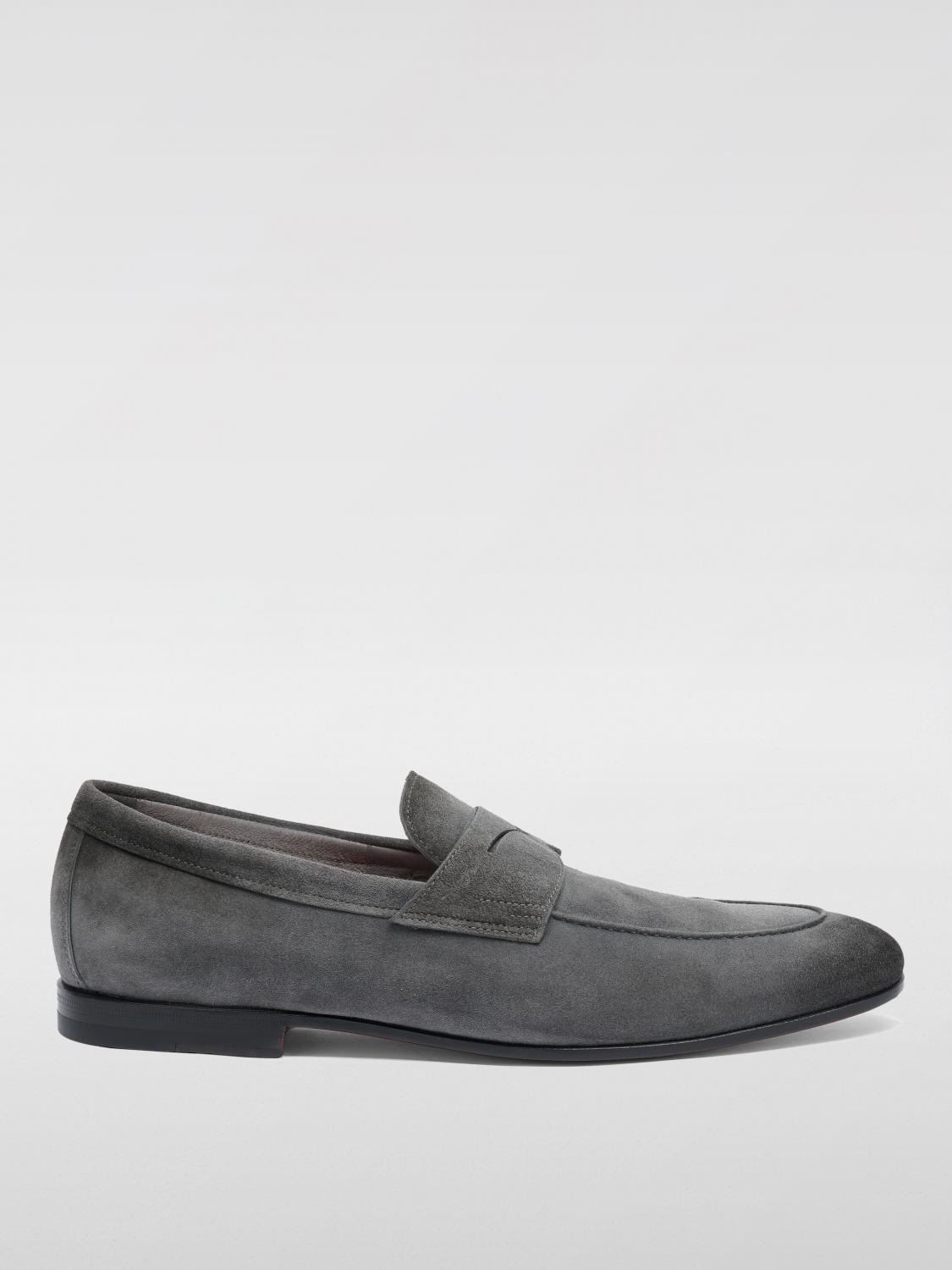 SANTONI MOCASINES: Mocasines hombre Santoni, Gris - Img 1