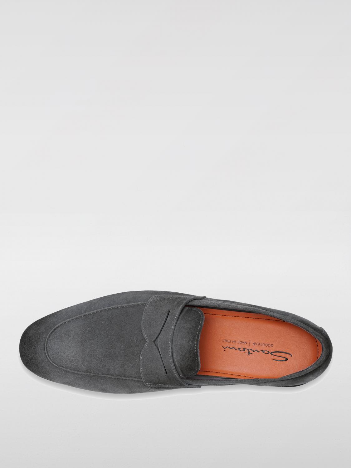 SANTONI MOCASINES: Mocasines hombre Santoni, Gris - Img 3