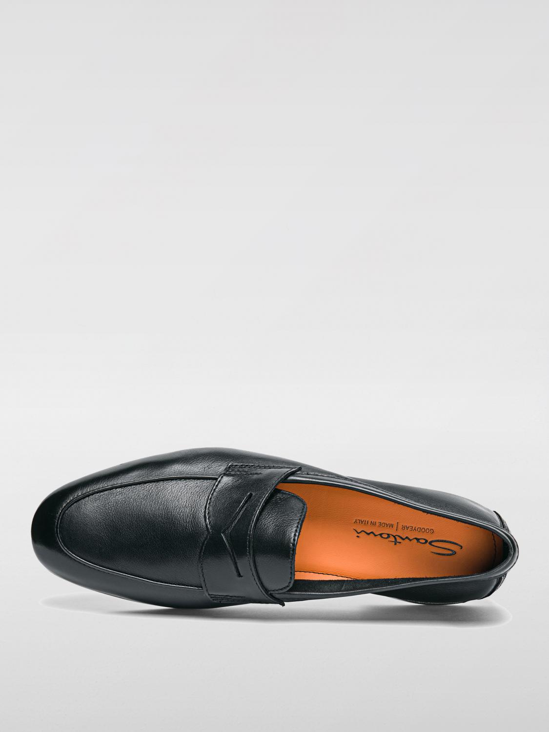 SANTONI MOCASINES: Mocasines hombre Santoni, Negro - Img 3