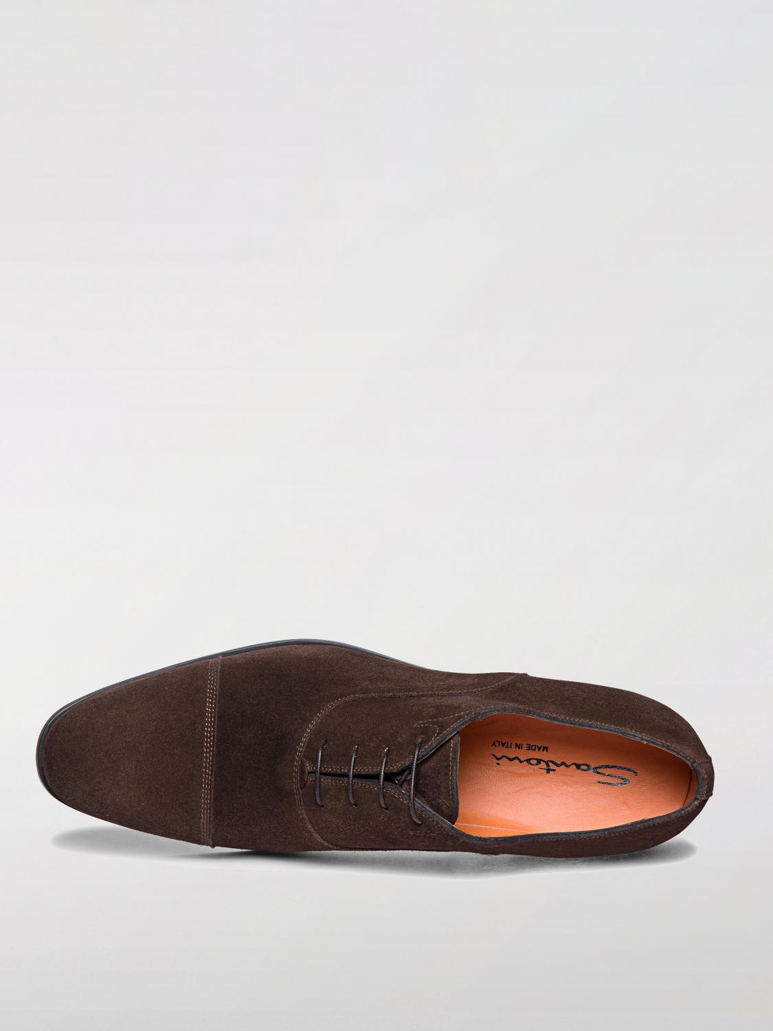 SANTONI BROGUE SHOES: Brogue shoes men Santoni, Brown - Img 3