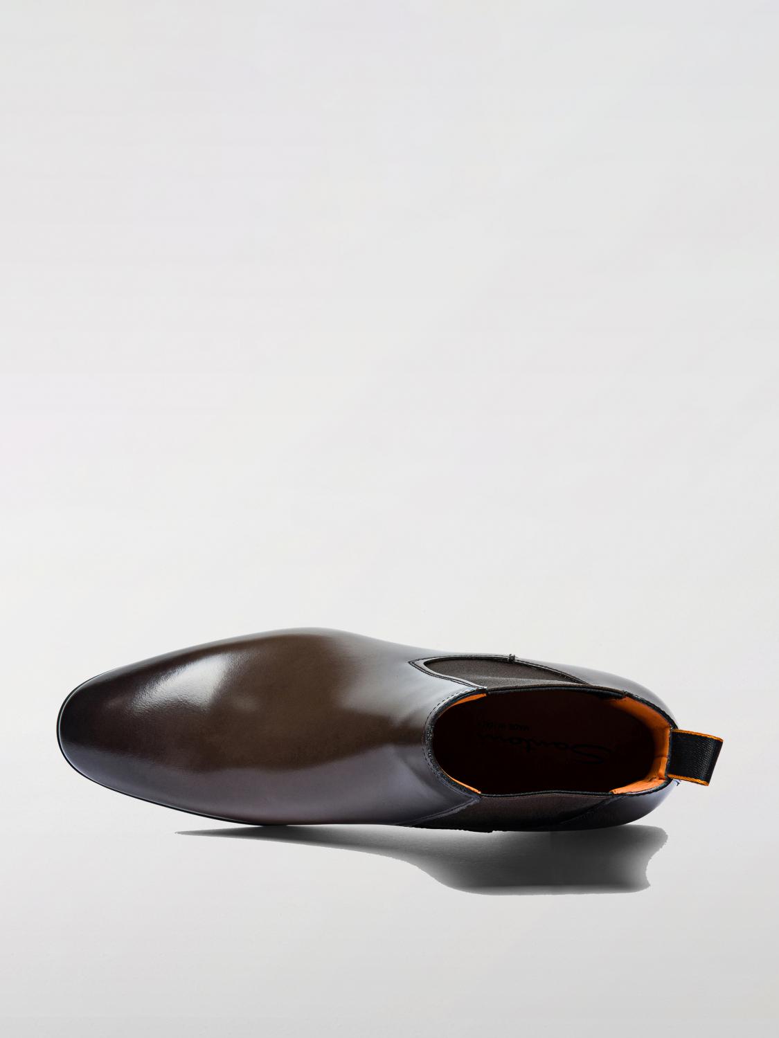 SANTONI BOTTINES: Bottines homme Santoni, Marron - Img 3