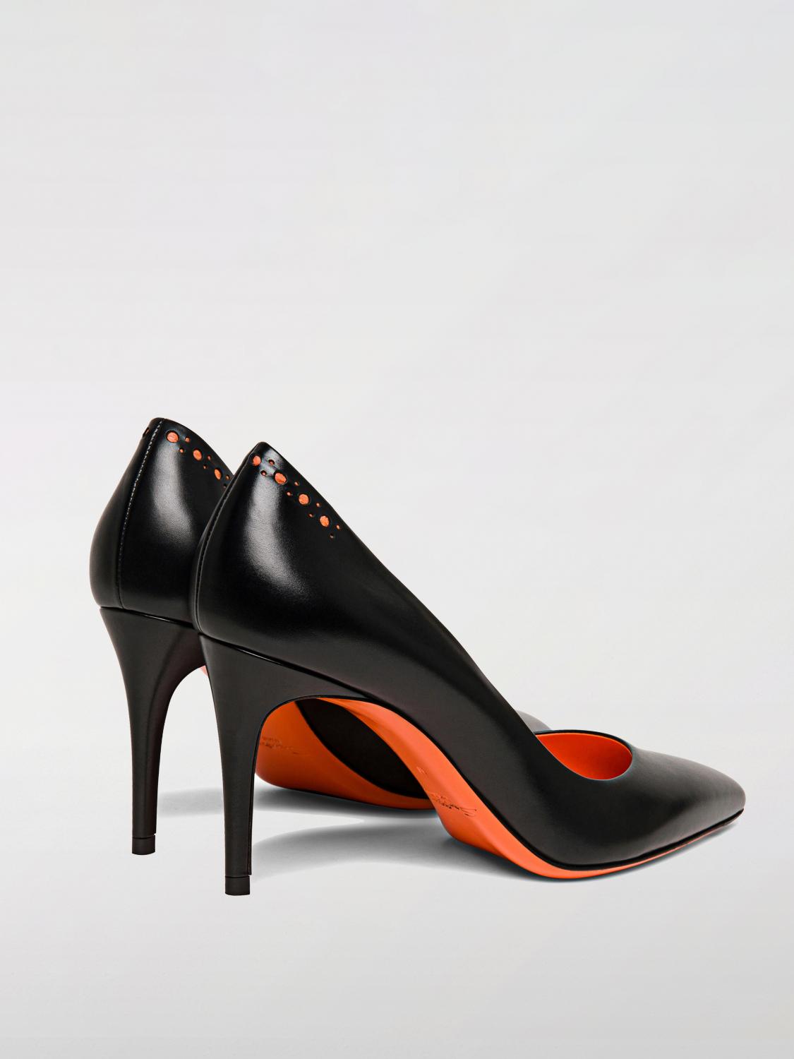 SANTONI HIGH HEEL SHOES: High heel shoes woman Santoni, Black - Img 3