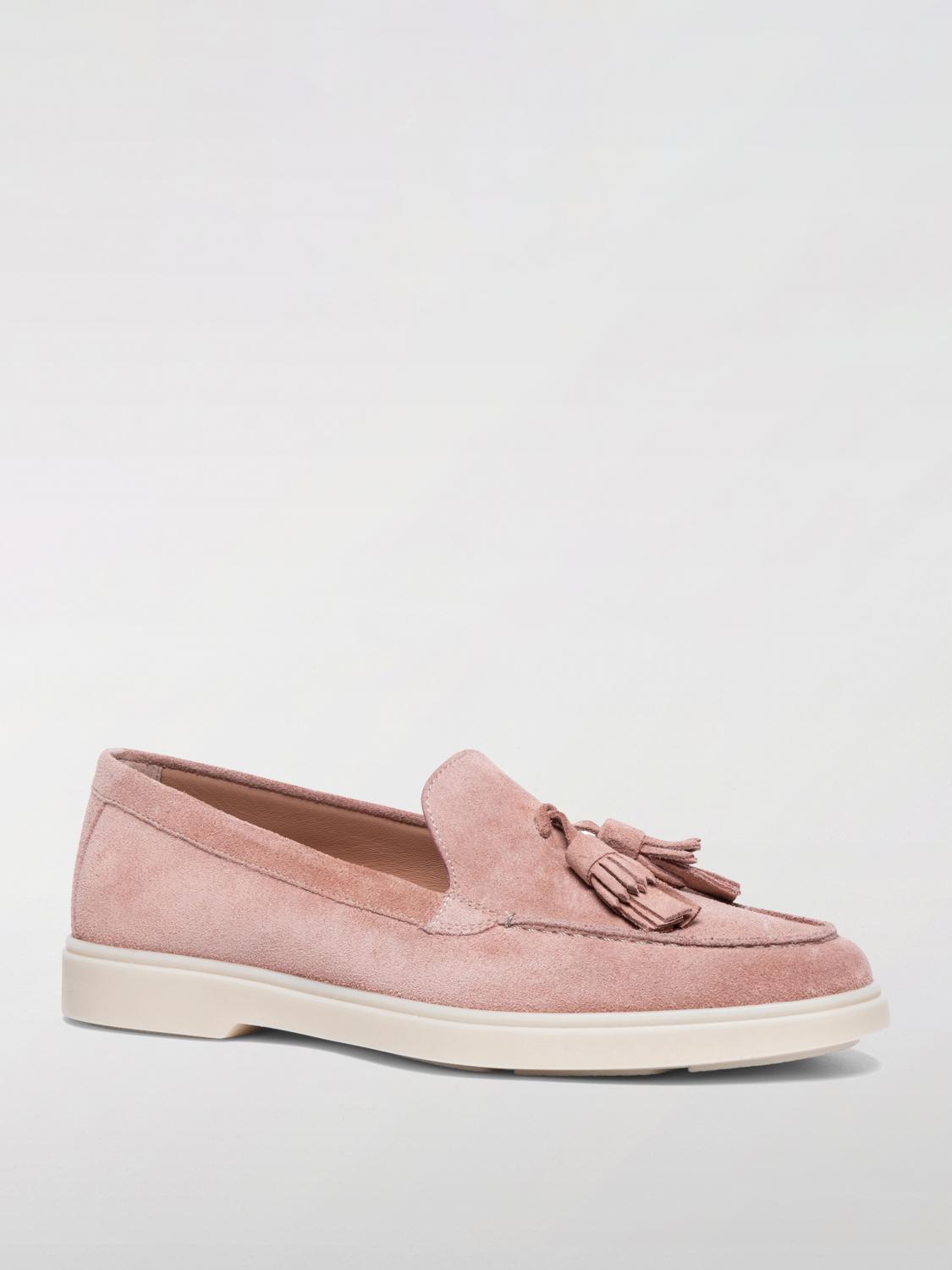 SANTONI LOAFERS: Loafers woman Santoni, Pink - Img 2