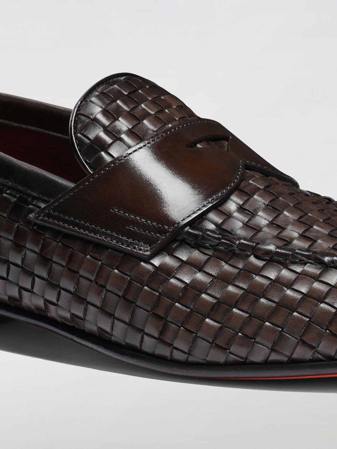 SANTONI MOCASINES: Mocasines hombre Santoni, Marrón - Img 3