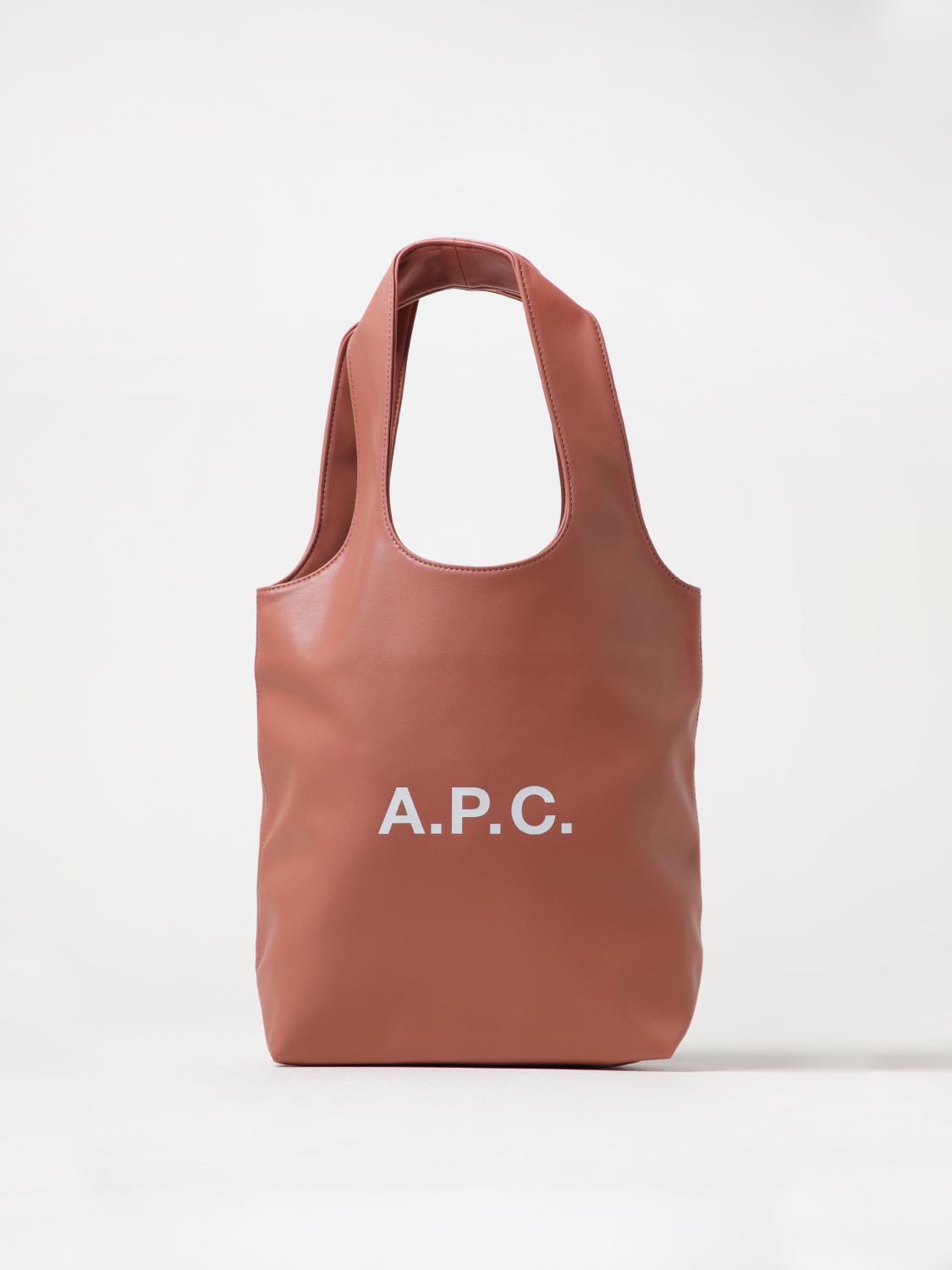 A.P.C. BORSA TOTE: Borsa Ninon A.P.C. in pelle sintetica , Rosa - Img 1