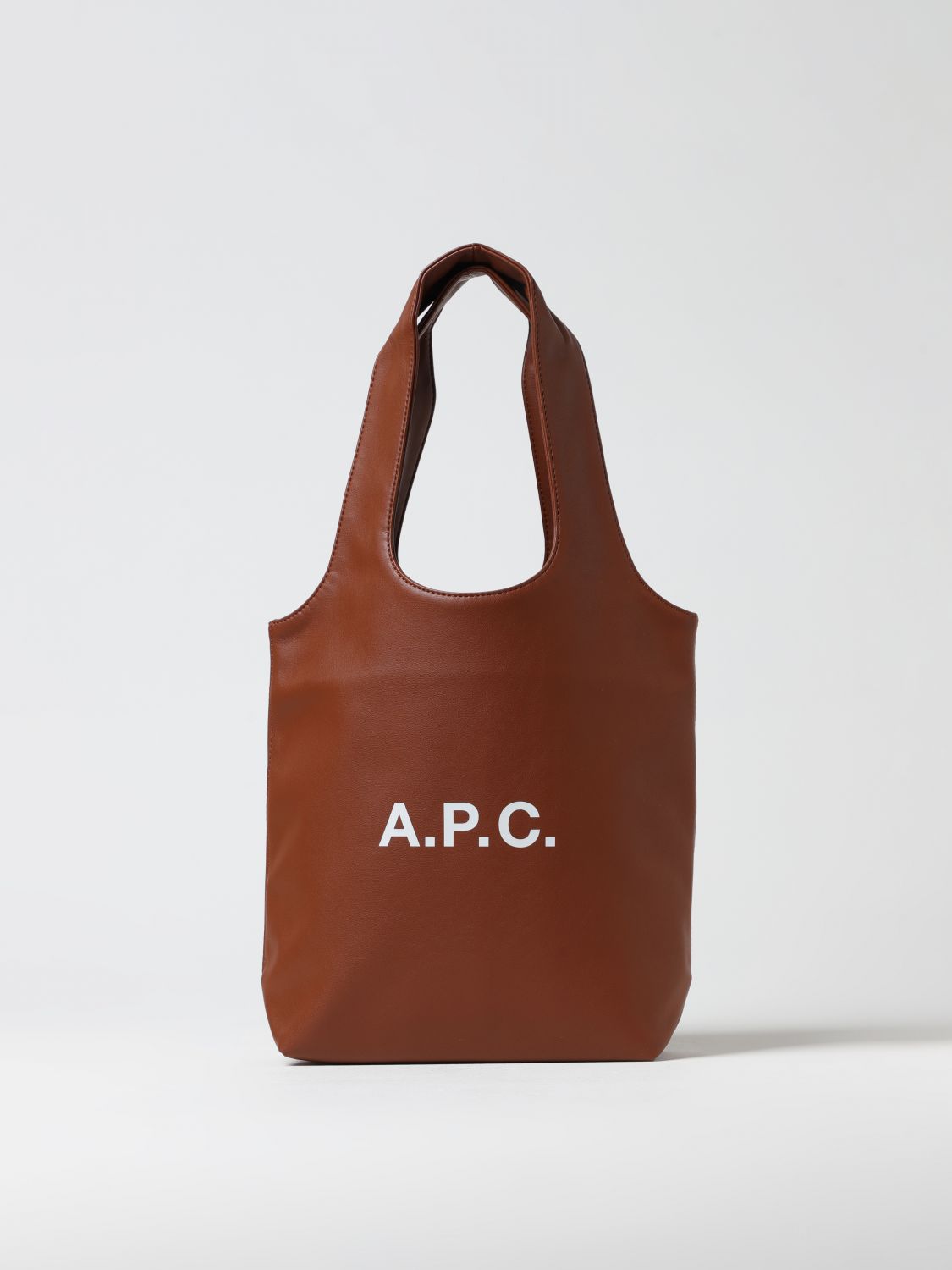 A.P.C. TOTE BAGS: Shoulder bag woman A.P.C., Brown - Img 1