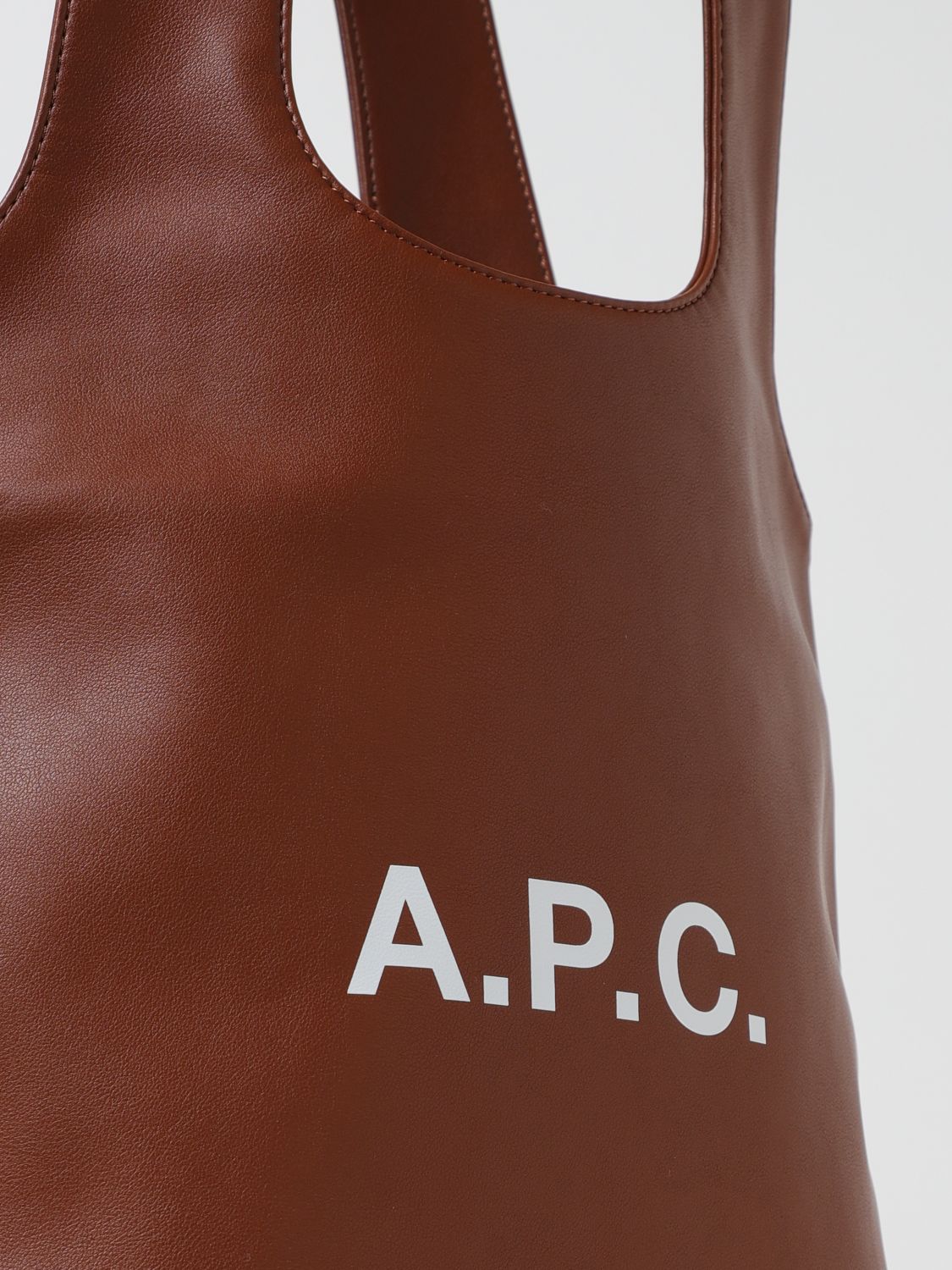 A.P.C. TOTE BAGS: Shoulder bag woman A.P.C., Brown - Img 3