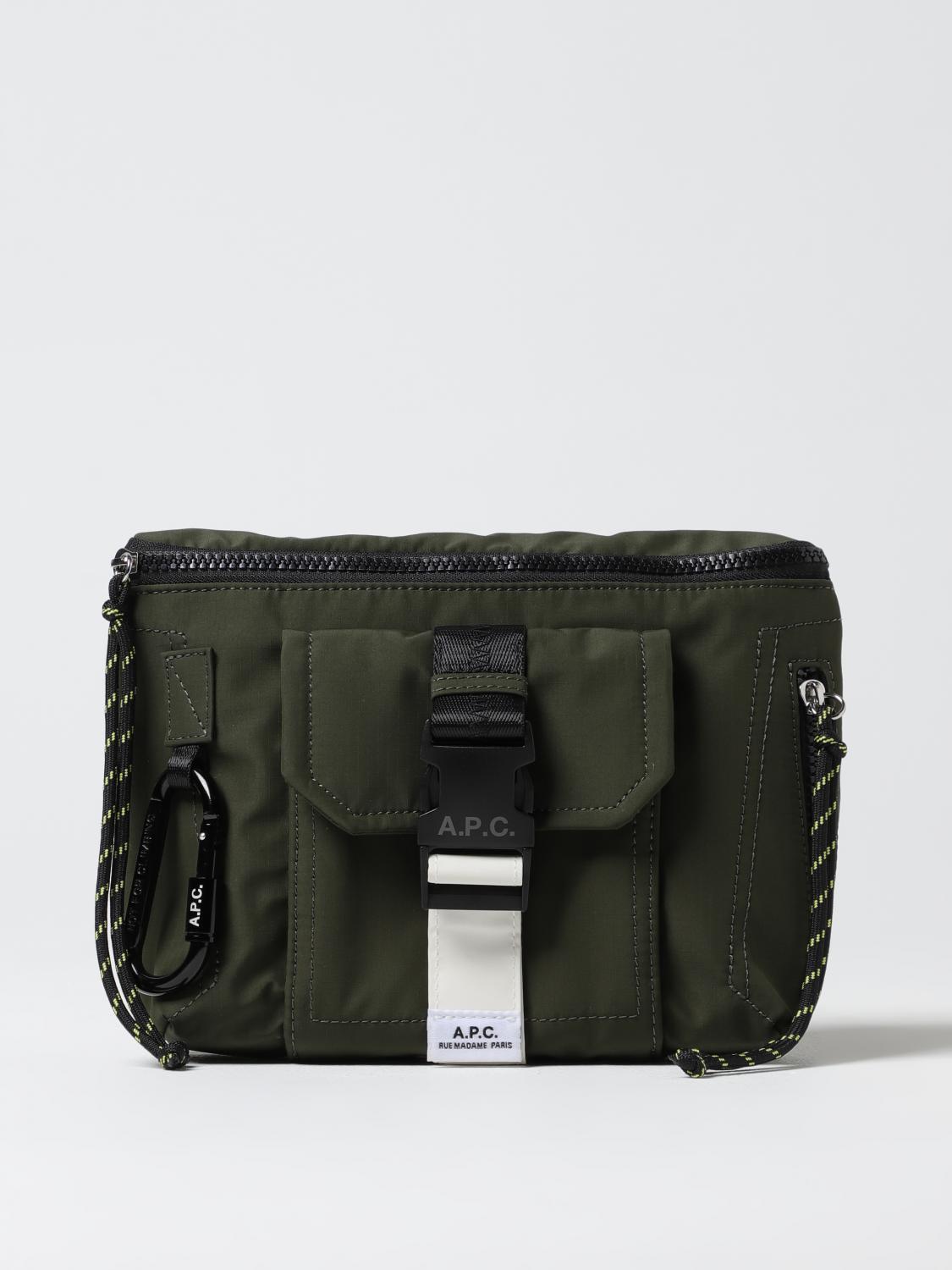 A.P.C. MARSUPIO: Marsupio Trek A.P.C. in nylon , Kaki - Img 1