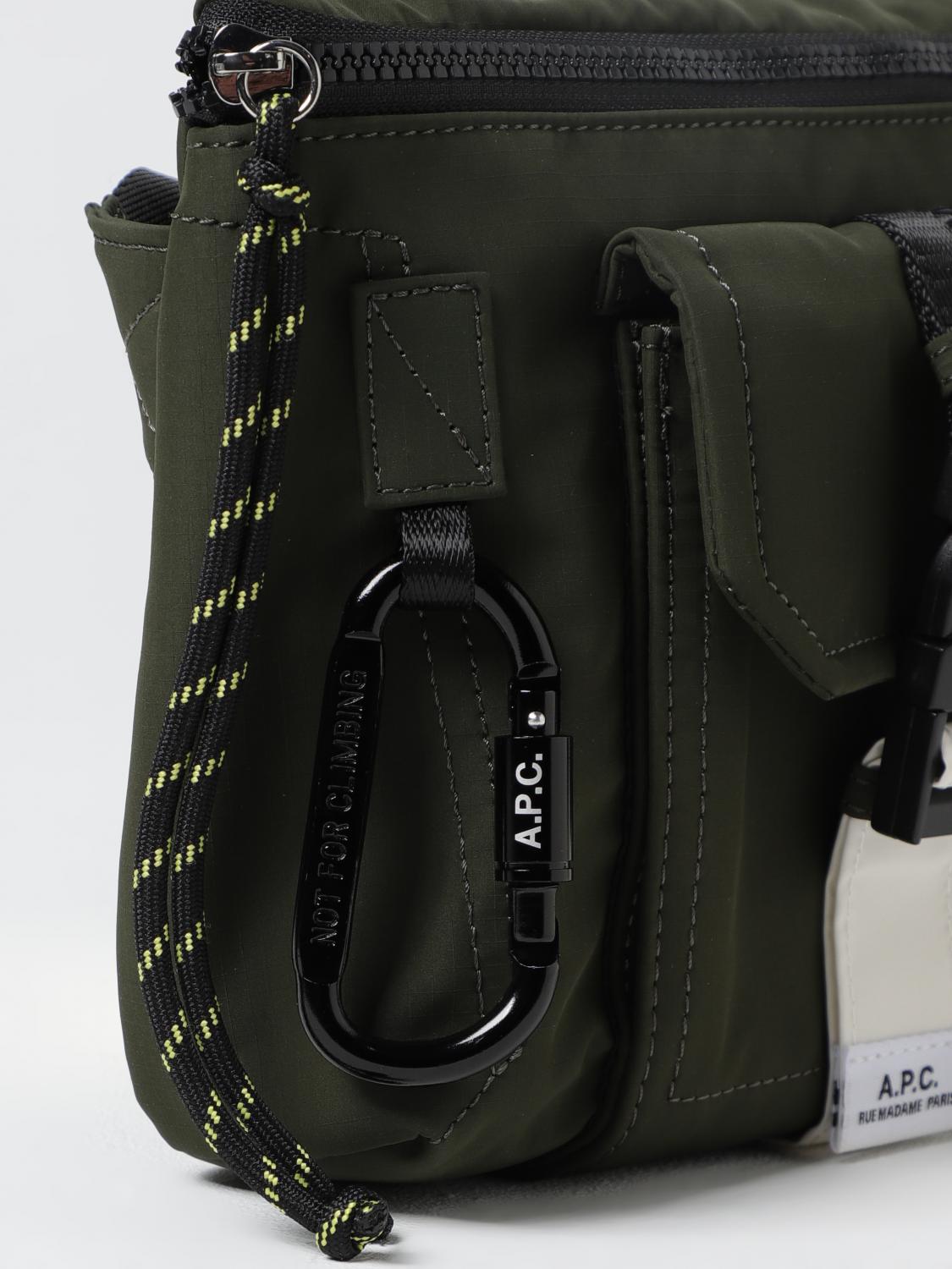 A.P.C. MARSUPIO: Marsupio Trek A.P.C. in nylon , Kaki - Img 3