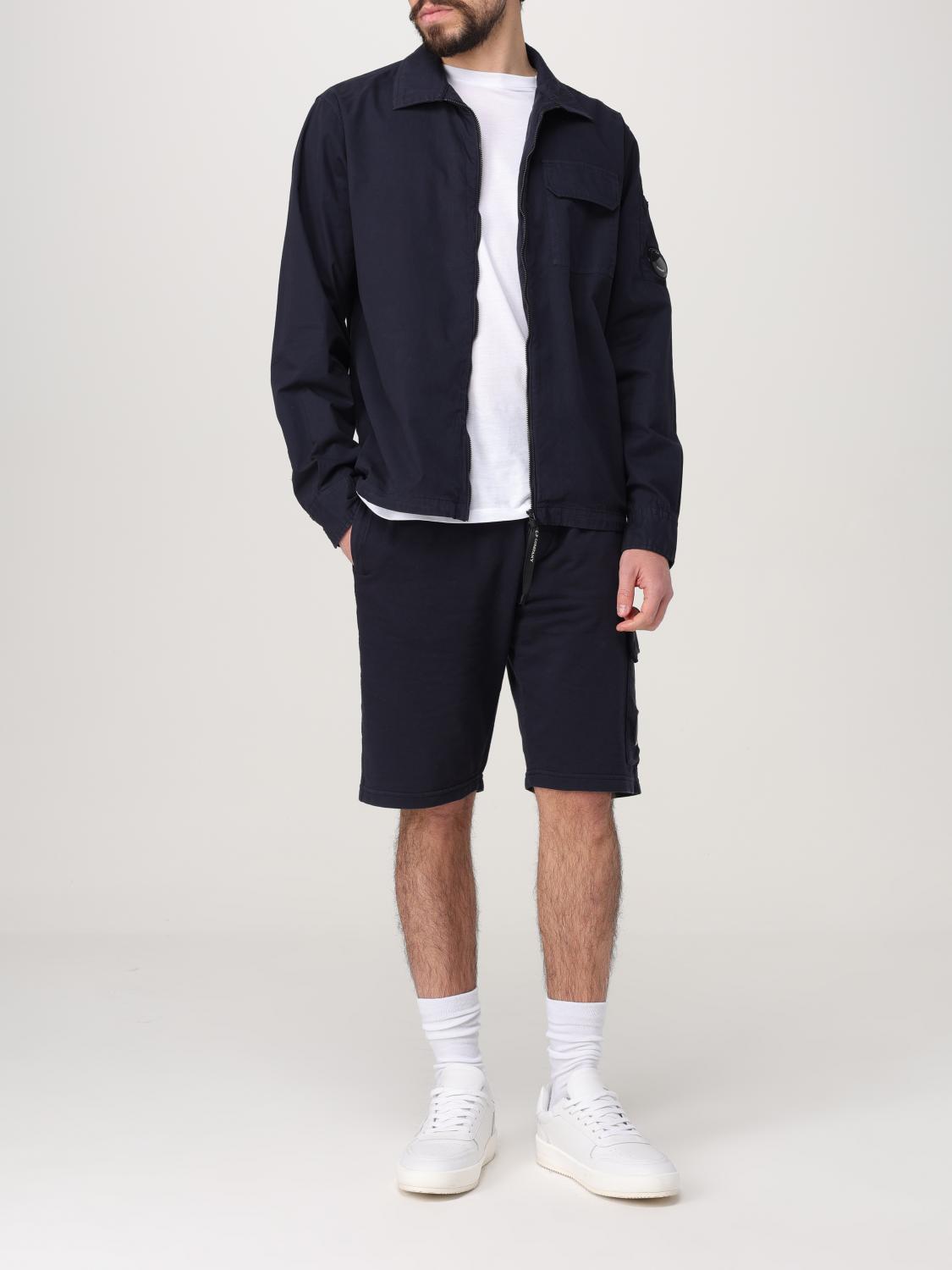 C.P. COMPANY GIACCA: Overshirt C.P. Company in cotone , Blue - Img 2