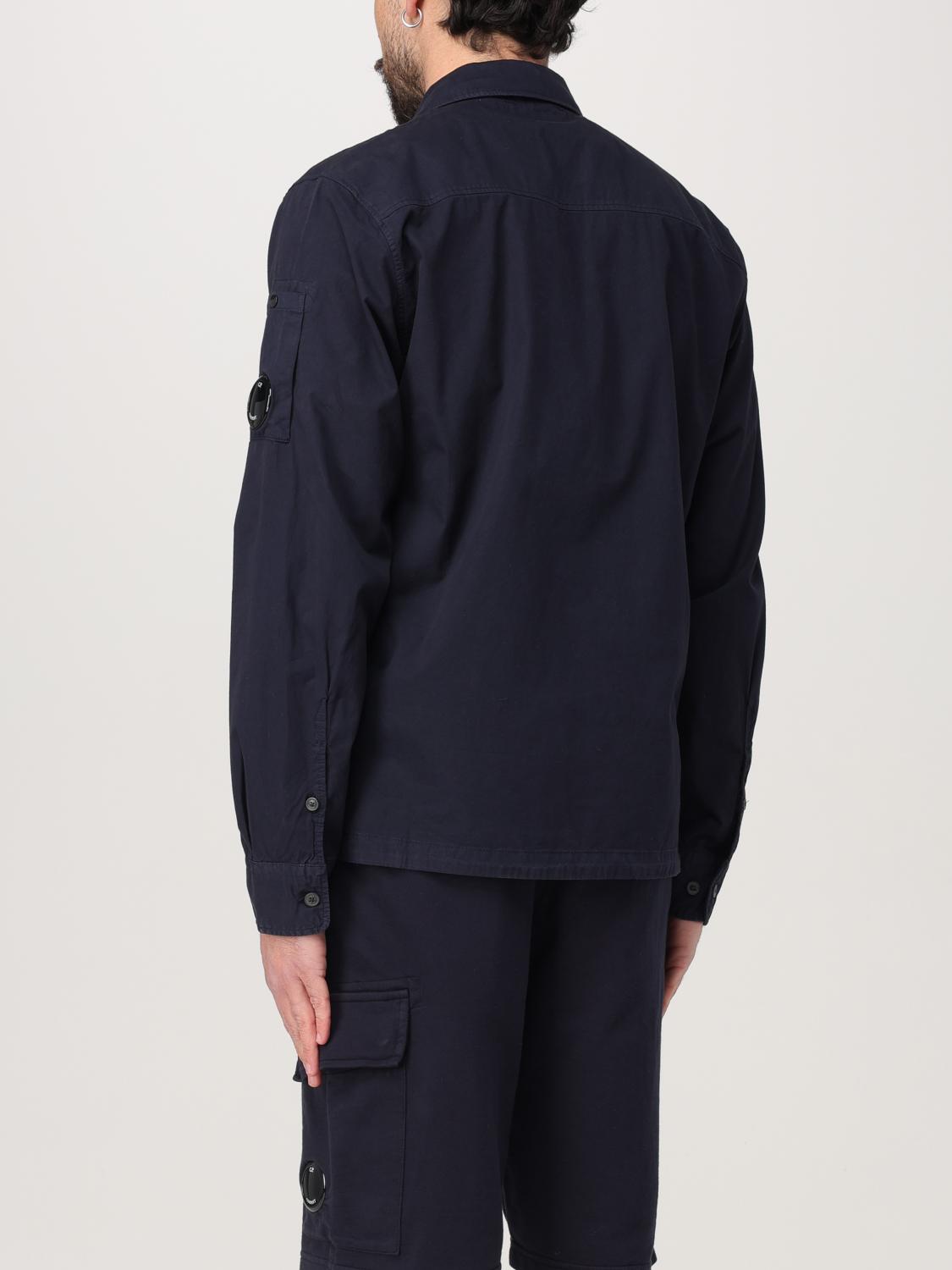 C.P. COMPANY GIACCA: Overshirt C.P. Company in cotone , Blue - Img 3