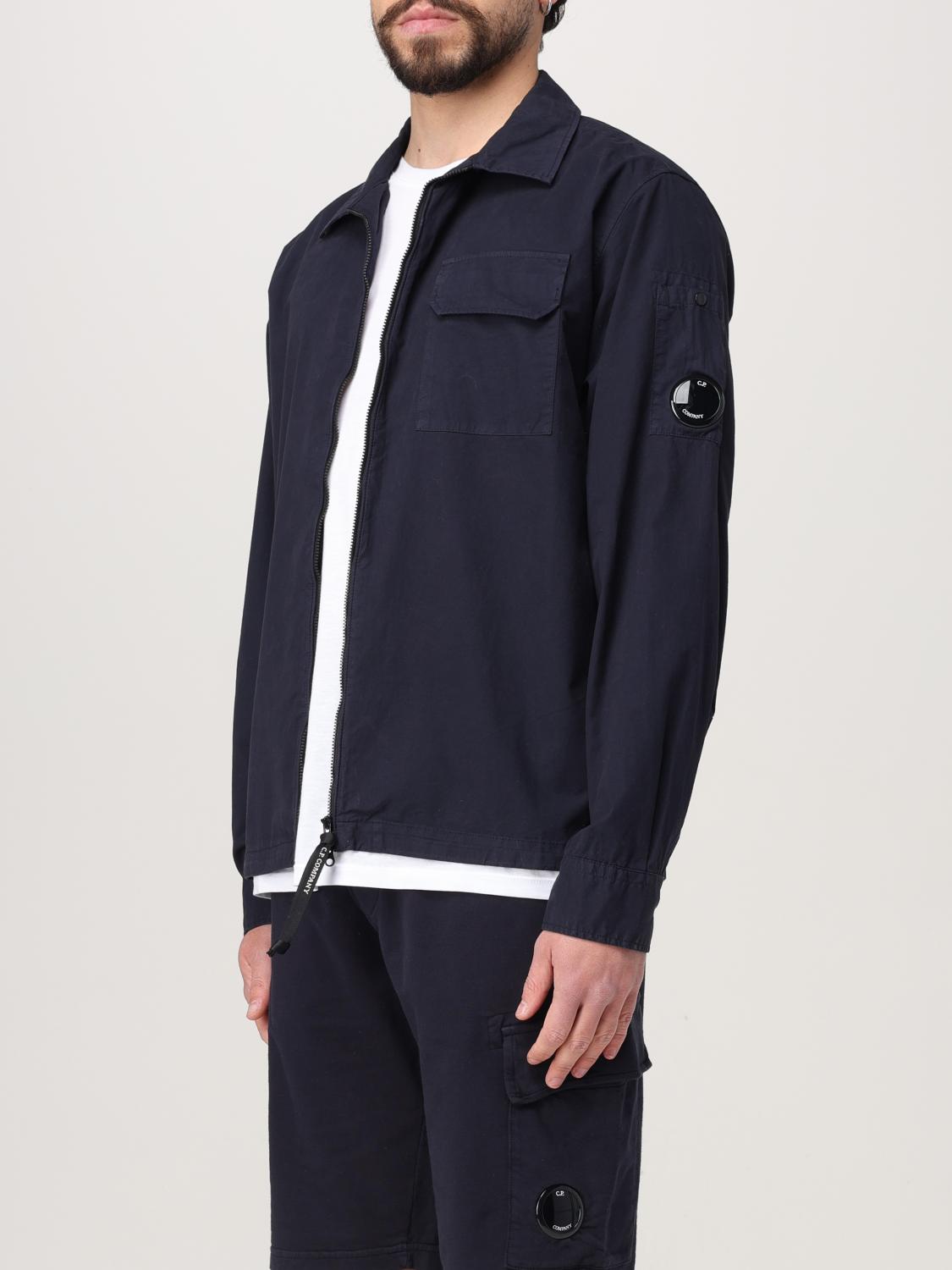 C.P. COMPANY GIACCA: Overshirt C.P. Company in cotone , Blue - Img 4