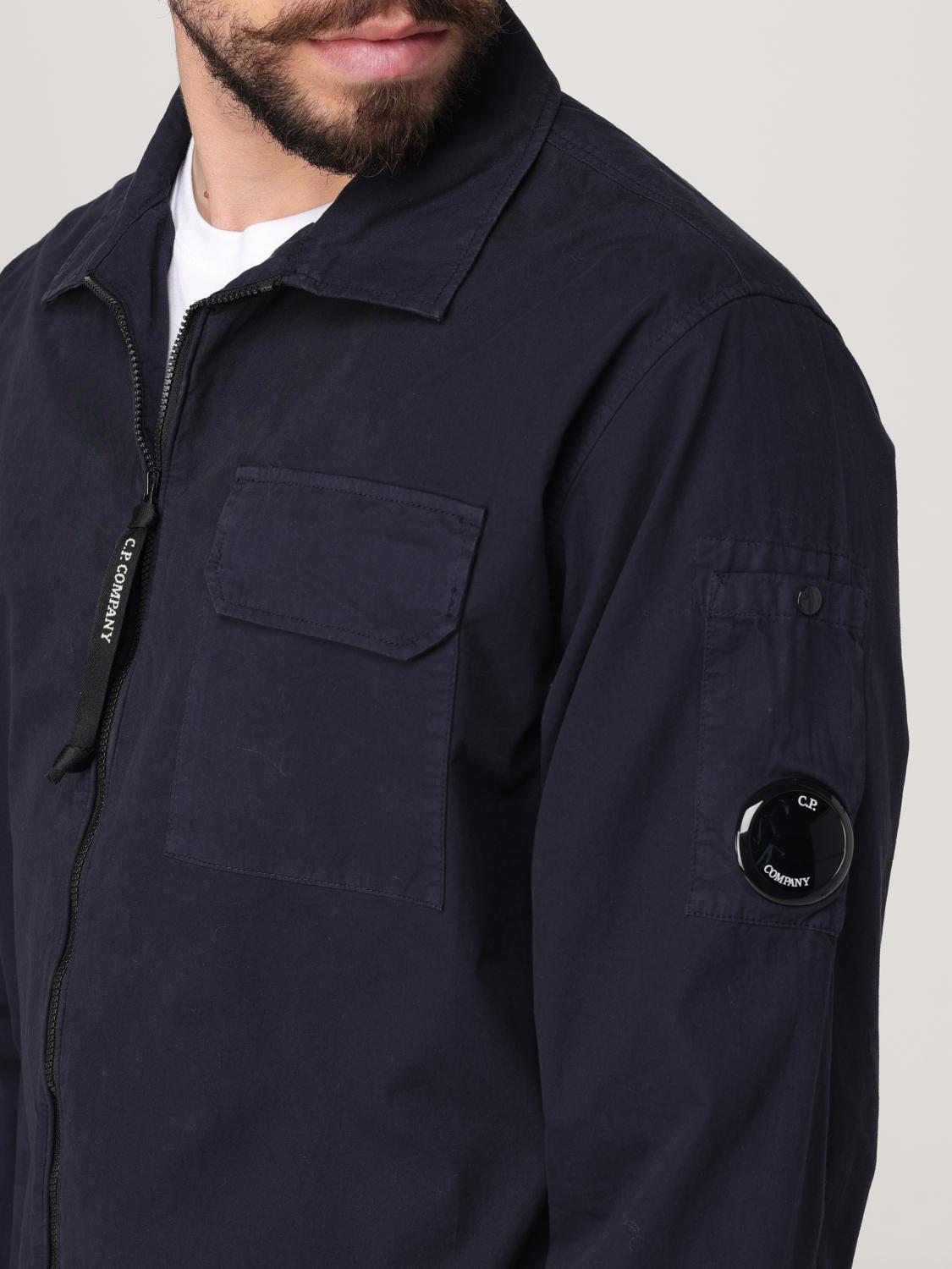 C.P. COMPANY GIACCA: Overshirt C.P. Company in cotone , Blue - Img 5