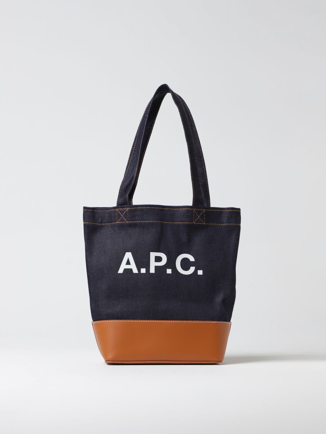 A.P.C. SHOULDER BAG: Shoulder bag woman A.P.C., Blue - Img 1