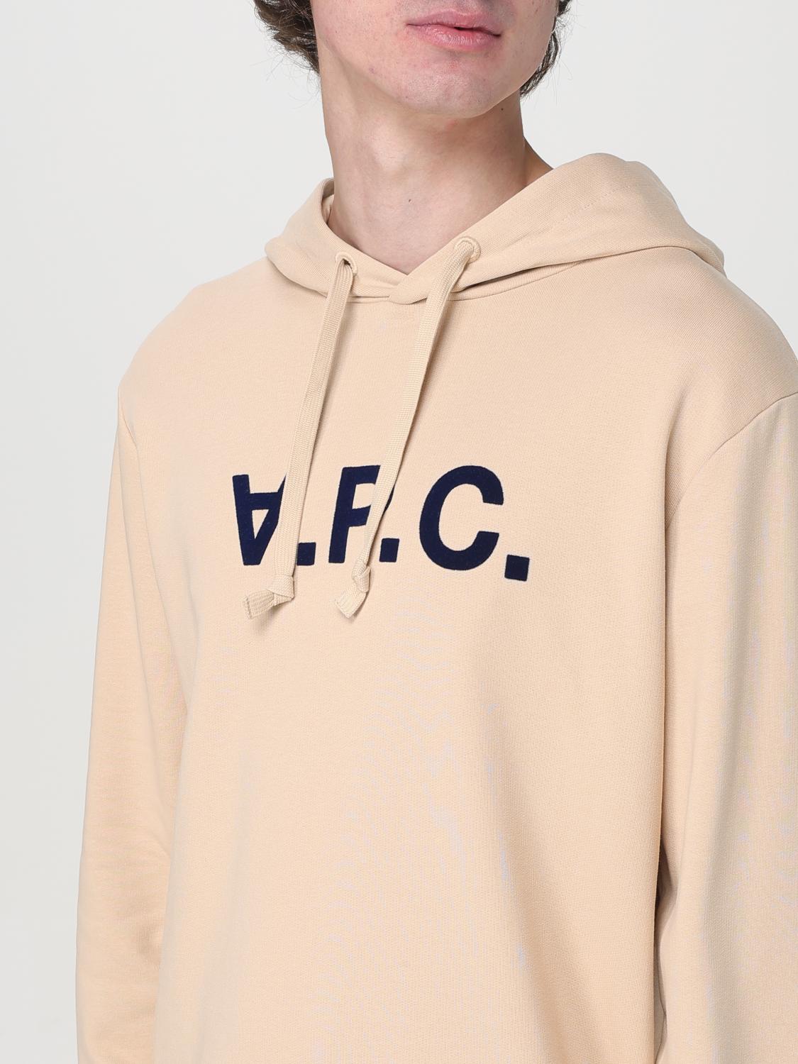 A.P.C. SWEATSHIRT: Sweatshirt homme A.P.C., Beige - Img 3