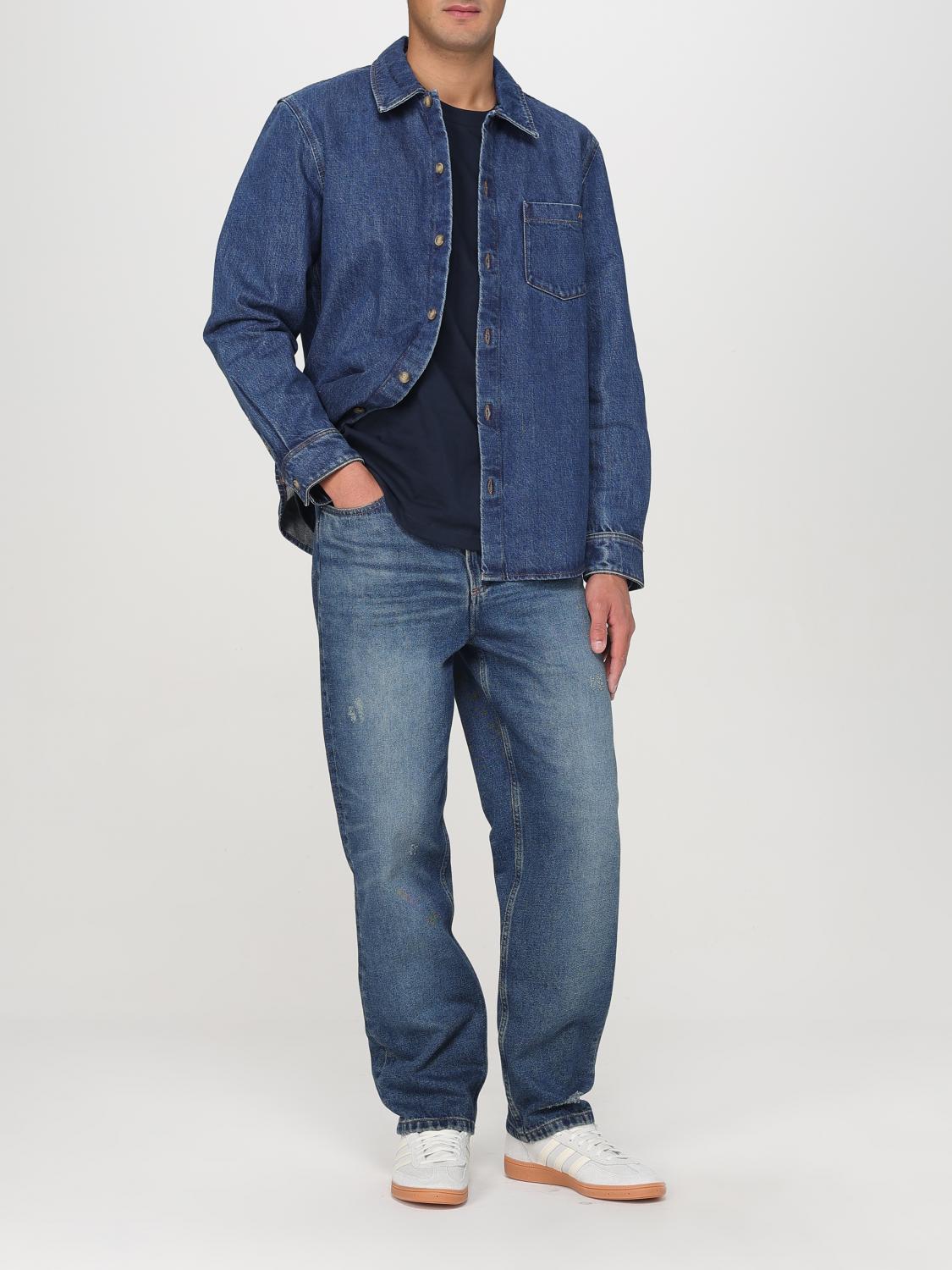 A.P.C. CAMISA: Camisa hombre A.P.C., Azul Oscuro - Img 2