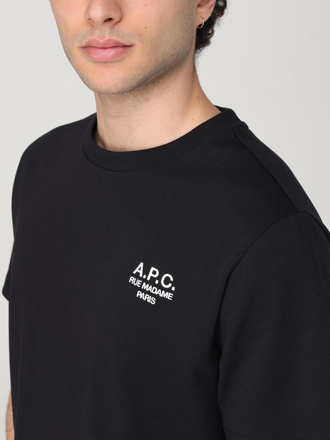 A.P.C. T-SHIRT: T-shirt herren A.P.C., Schwarz - Img 4