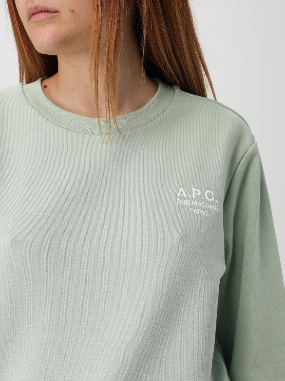 A.P.C. SWEATER: Sweater woman A.P.C., Green - Img 3