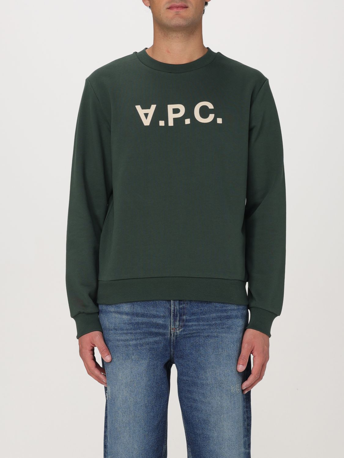 A.P.C. MAGLIA: Maglia uomo A.P.C., Verde - Img 1