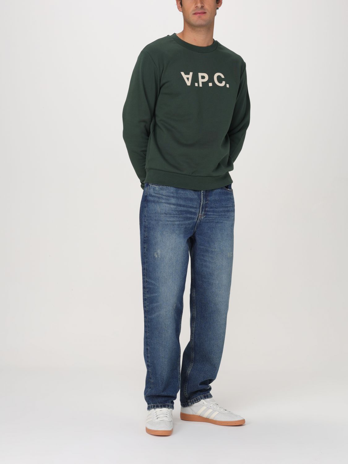 A.P.C. MAGLIA: Maglia uomo A.P.C., Verde - Img 2