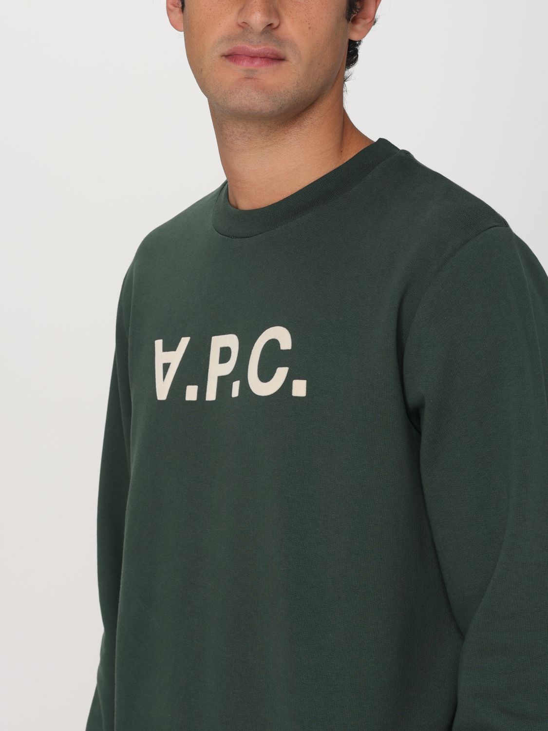 A.P.C. MAGLIA: Maglia uomo A.P.C., Verde - Img 4