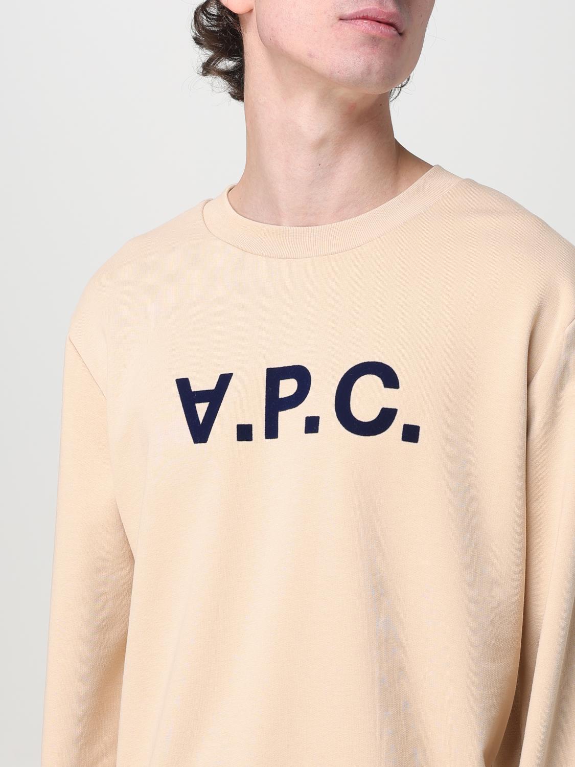 A.P.C. SWEATER: Sweater men A.P.C., Beige - Img 4