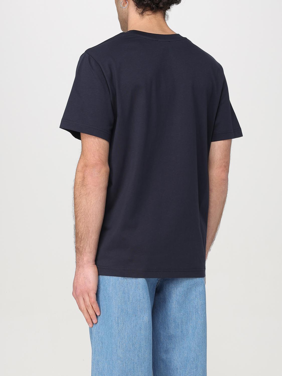 A.P.C. T-SHIRT: T-shirt men A.P.C., Blue - Img 3