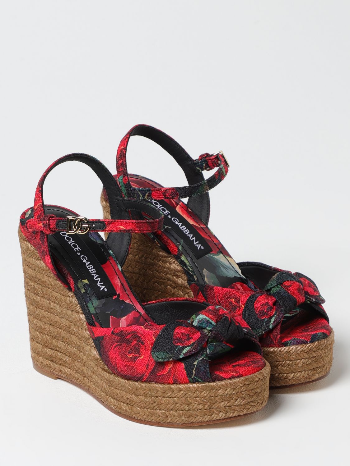 DOLCE & GABBANA WEDGE SHOES: Shoes woman Dolce & Gabbana, Red - Img 2