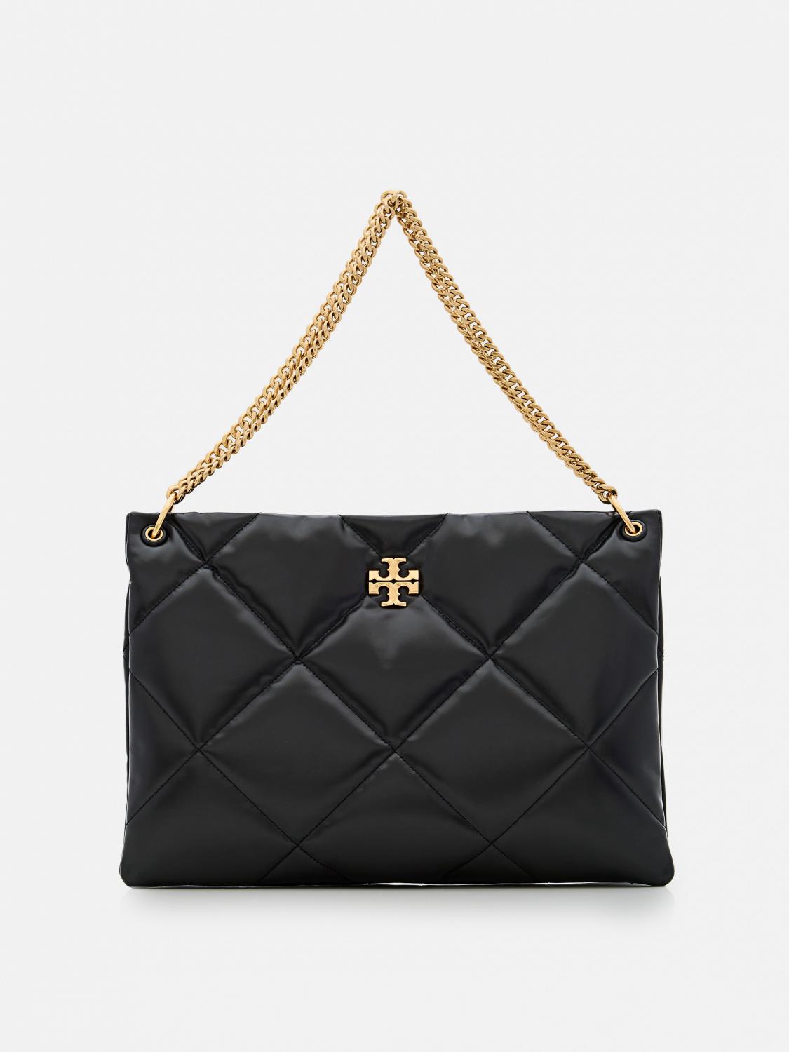 TORY BURCH BORSA A SPALLA: Borsa a spalla Kira in pelle trapuntata Tory Burch, Nero - Img 1