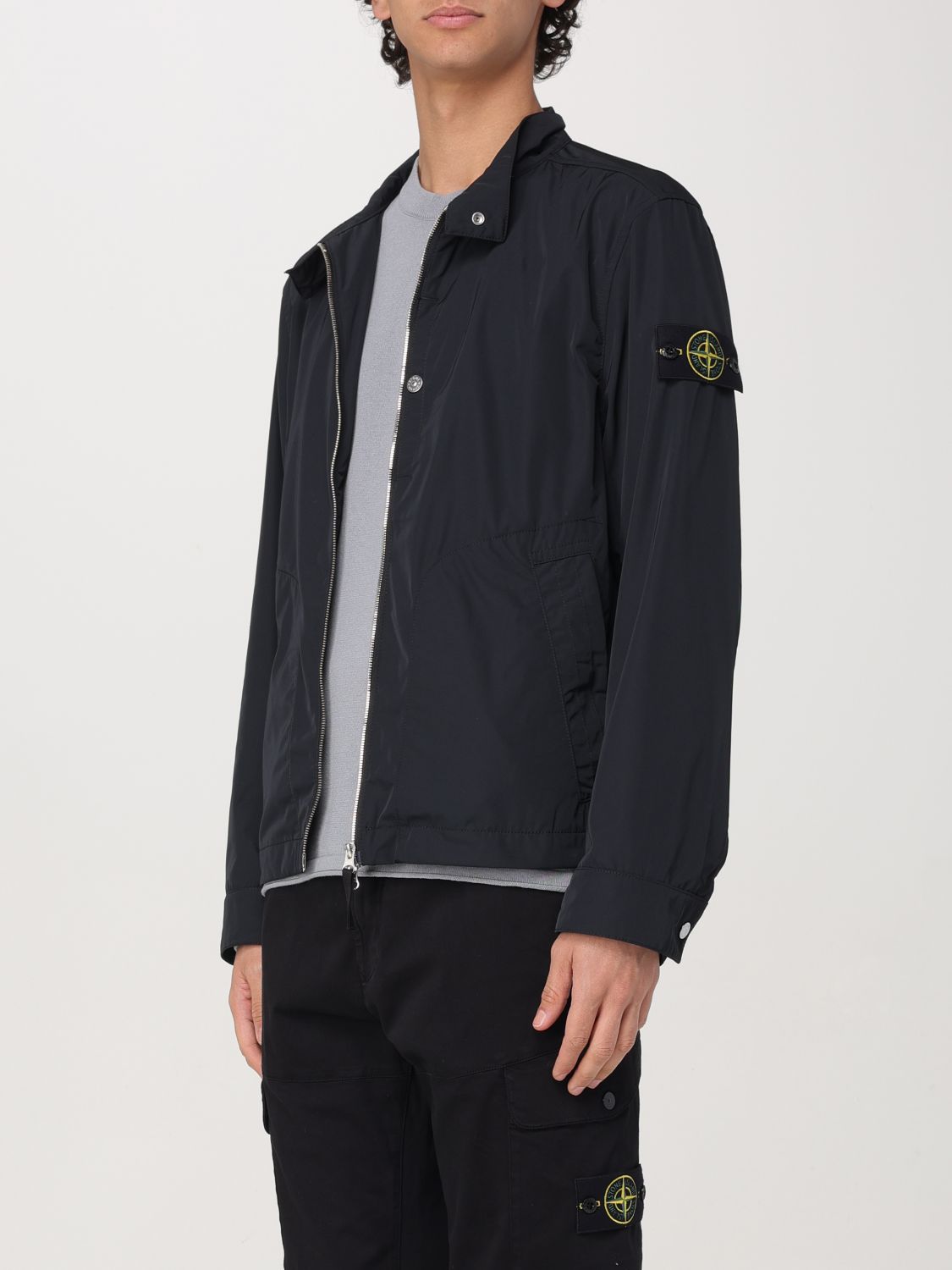 STONE ISLAND CHAQUETA: Chaqueta hombre Stone Island, Azul Oscuro - Img 4