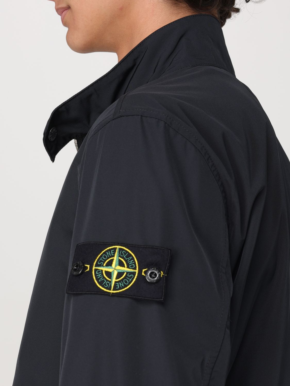 STONE ISLAND CHAQUETA: Chaqueta hombre Stone Island, Azul Oscuro - Img 5