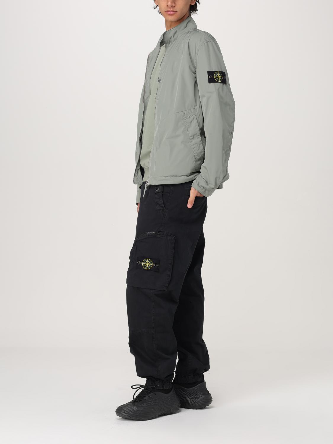 STONE ISLAND 外套: 外套 男士 Stone Island, 绿色 - Img 2