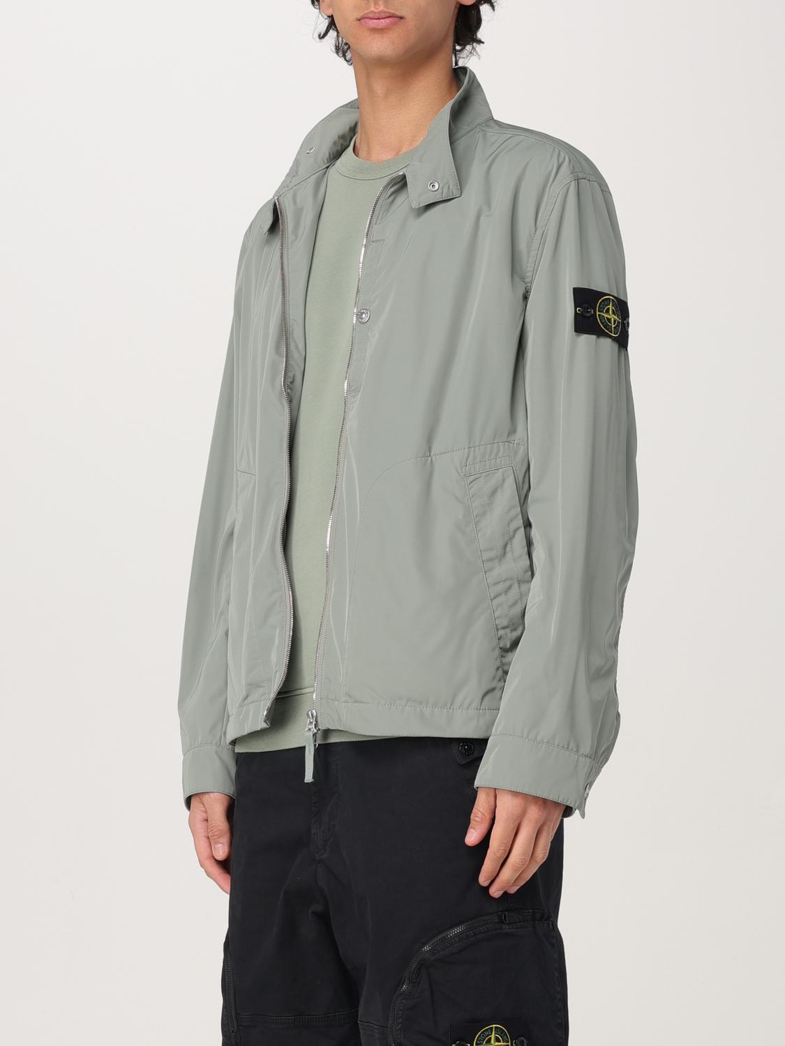 STONE ISLAND 外套: 外套 男士 Stone Island, 绿色 - Img 4