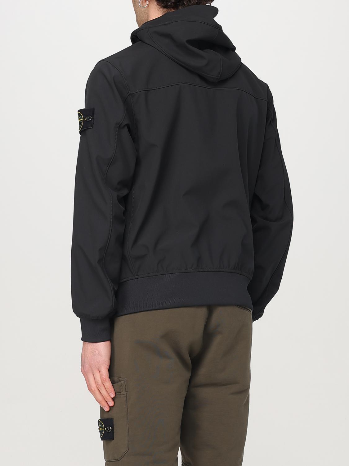 STONE ISLAND 外套: 外套 男士 Stone Island, 黑色 - Img 2