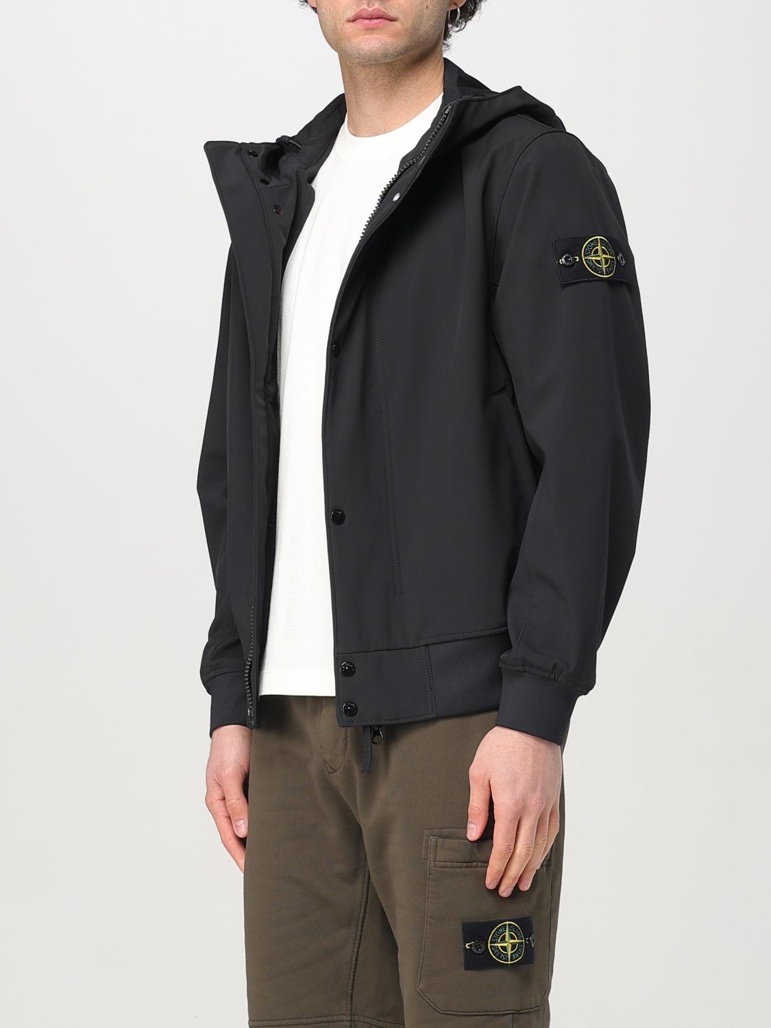 STONE ISLAND 外套: 外套 男士 Stone Island, 黑色 - Img 3