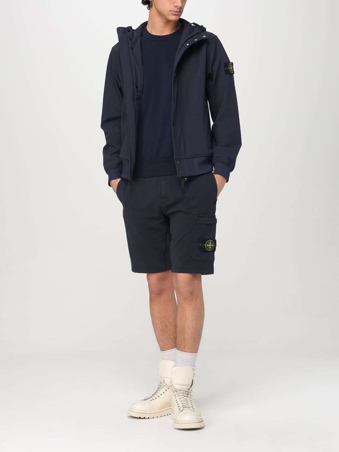 STONE ISLAND CHAQUETA: Chaqueta hombre Stone Island, Azul Oscuro - Img 2